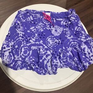 Girls purple, embellished skirt. Girls L.